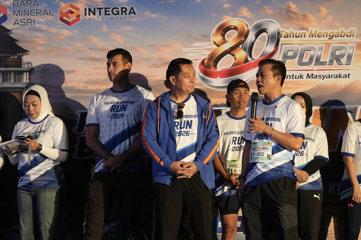 3.000 Pelari Ramaikan Polresta Bandung Run, Kabupaten Bandung Kian Dikenal Secara Nasional